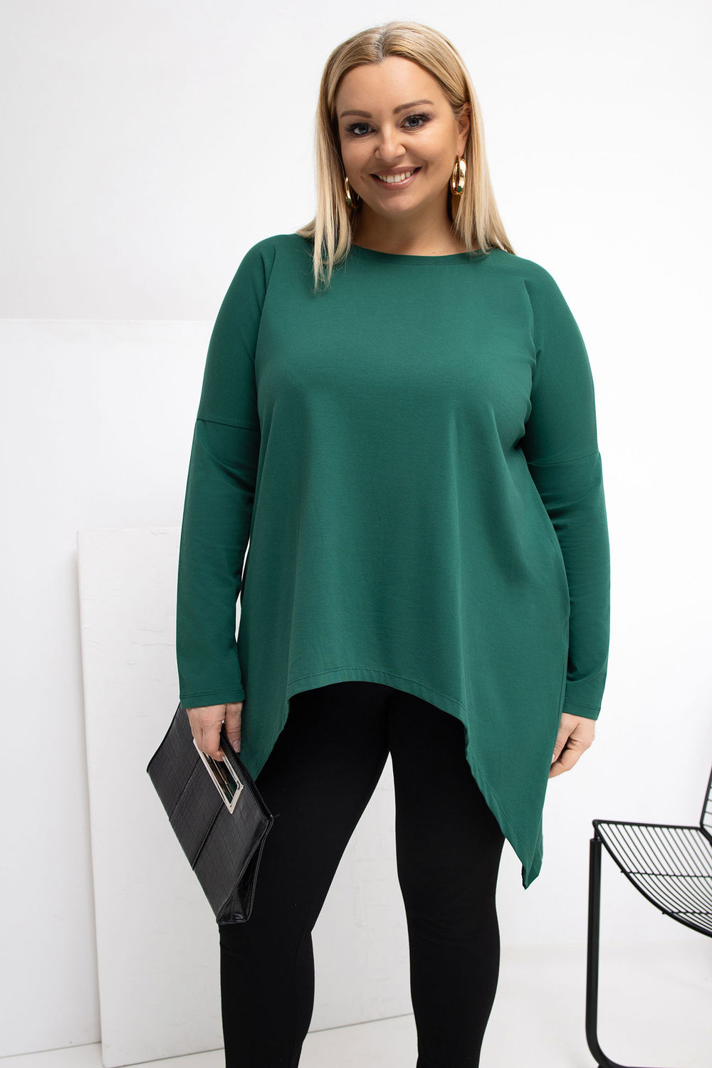 Tunika Model RV-BZ-5031.06X Dark Green - Relevance223033 - Zielony