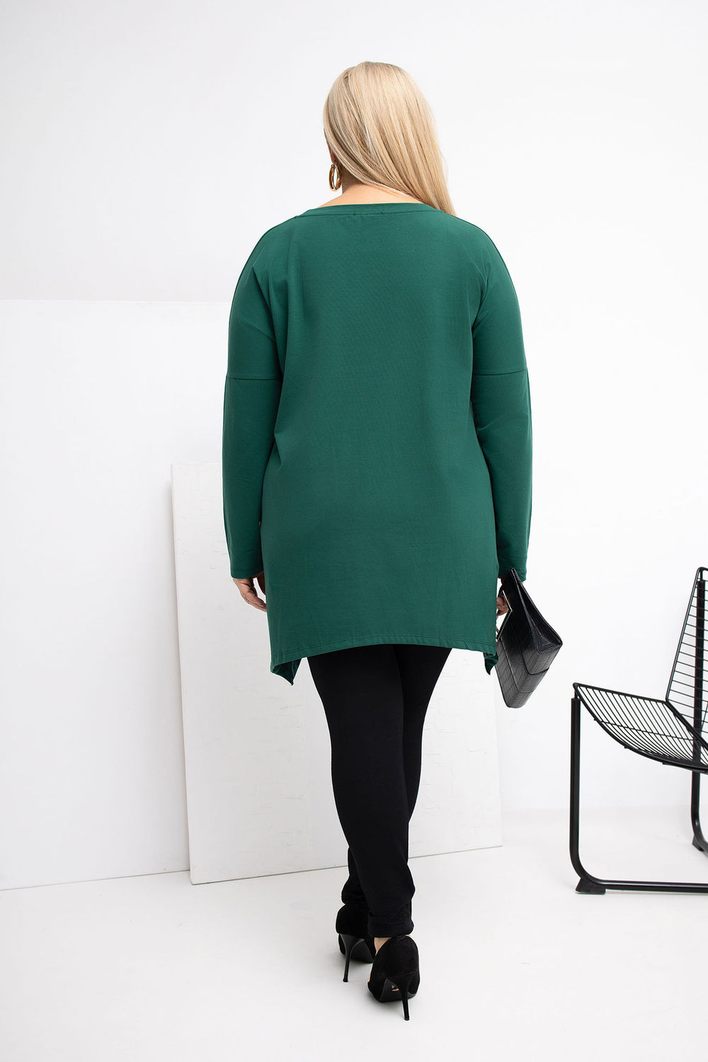 Tunika Model RV-BZ-5031.06X Dark Green - Relevance223033 - Zielony - obrazek 3