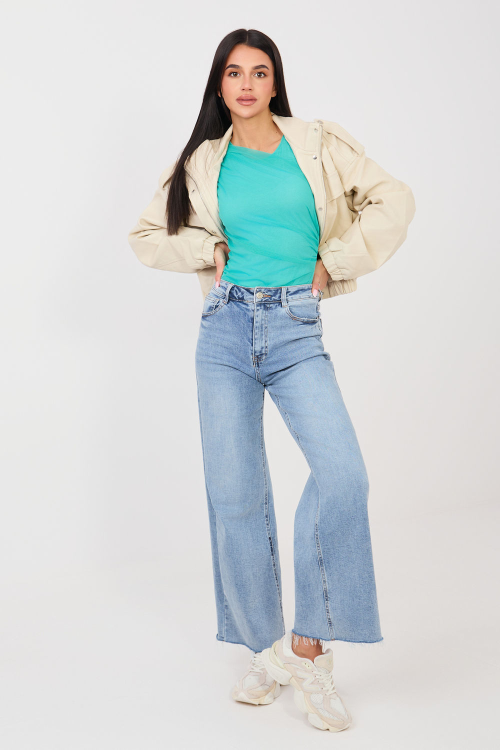 Body Model IT-BO-21601-1.31 Turkus - Italy Moda223389 - Niebieski - obrazek 2