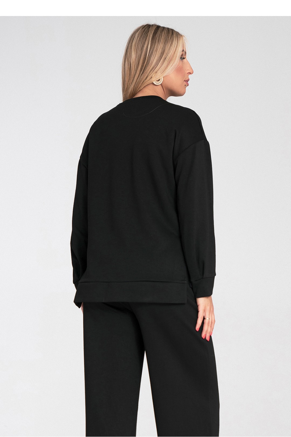 Bluza Damska Model M1203 Black - Figl223541 - Czarny - obrazek 3