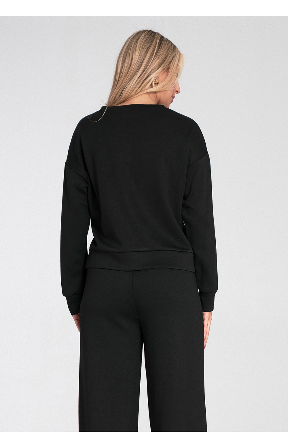 Bluza Damska Model M1202 Black - Figl223543 - Czarny - obrazek 3
