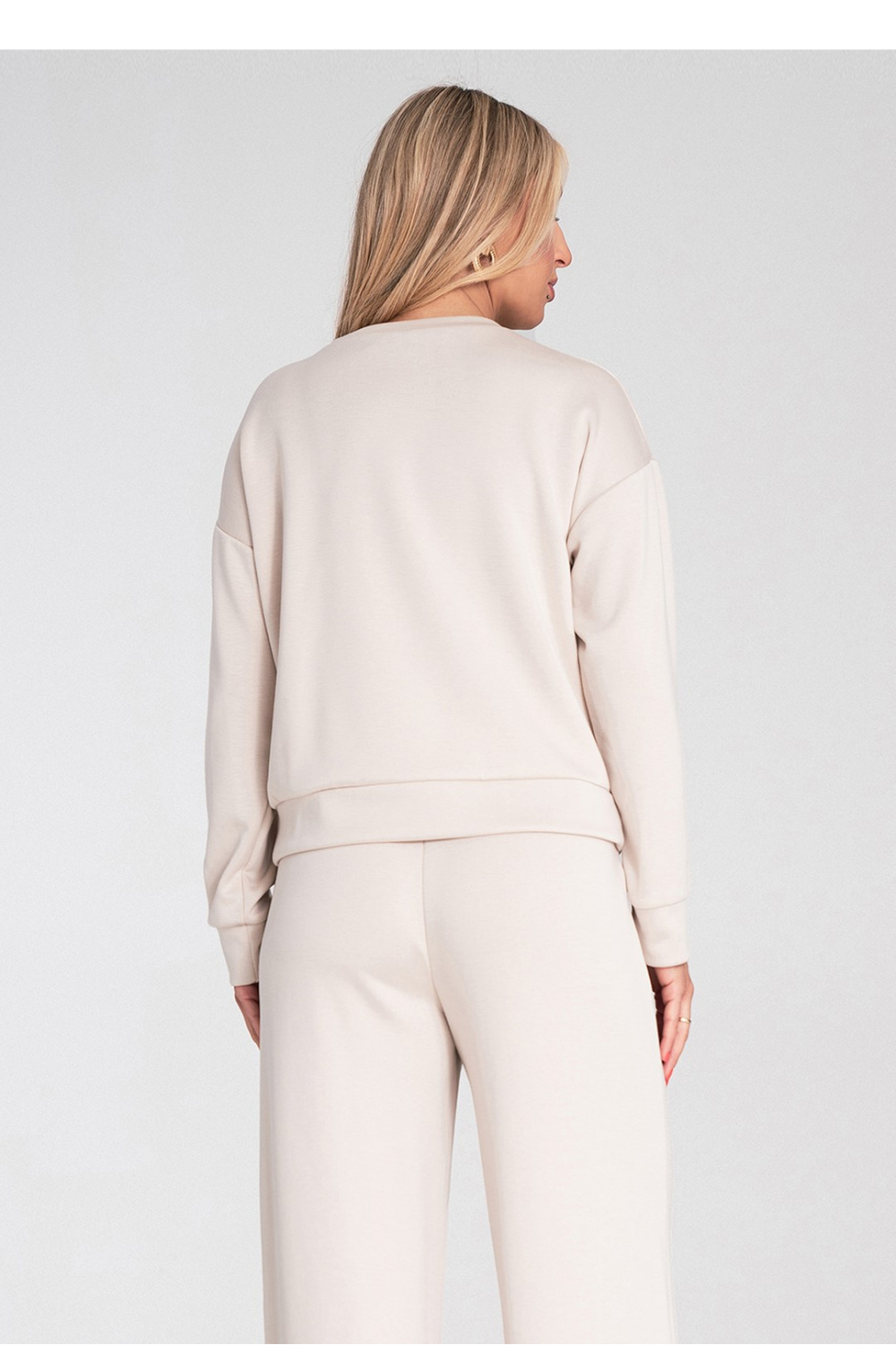 Bluza Damska Model M1202 Beige - Figl223544 - Beżowy - obrazek 3