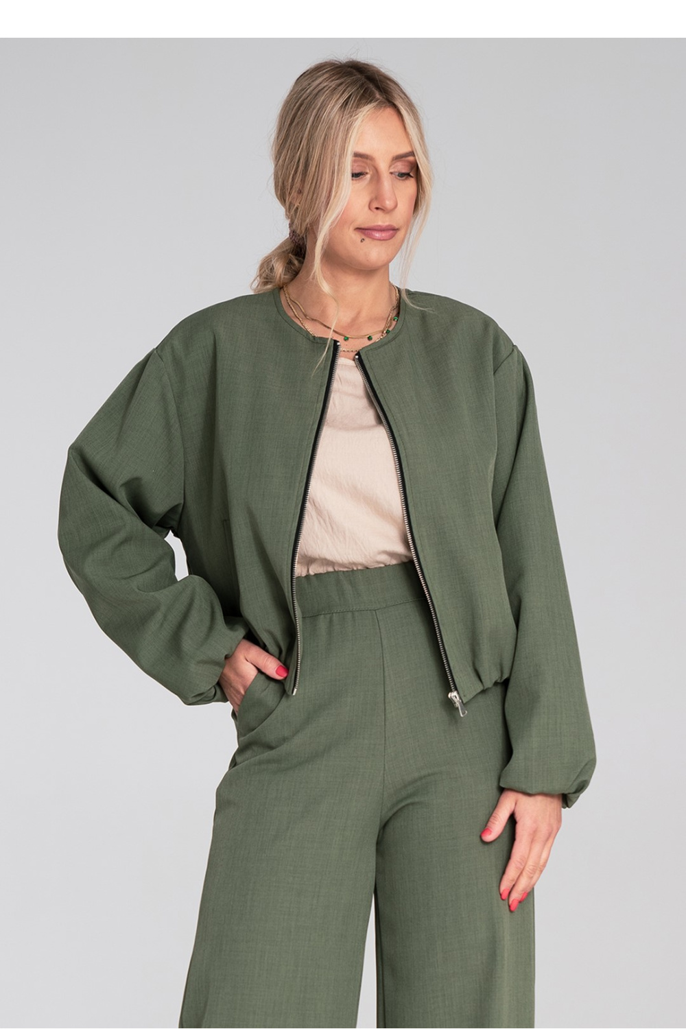 Kurtka Damska Model M1198 Green - Figl223545 - Zielony