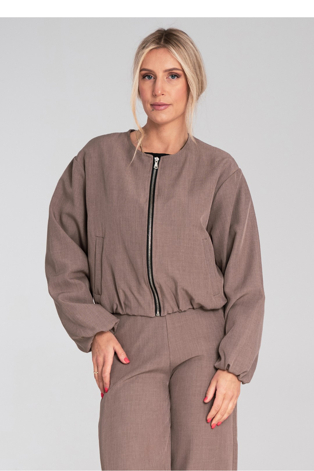Kurtka Damska Model M1198 Brown - Figl223547 - Brązowy