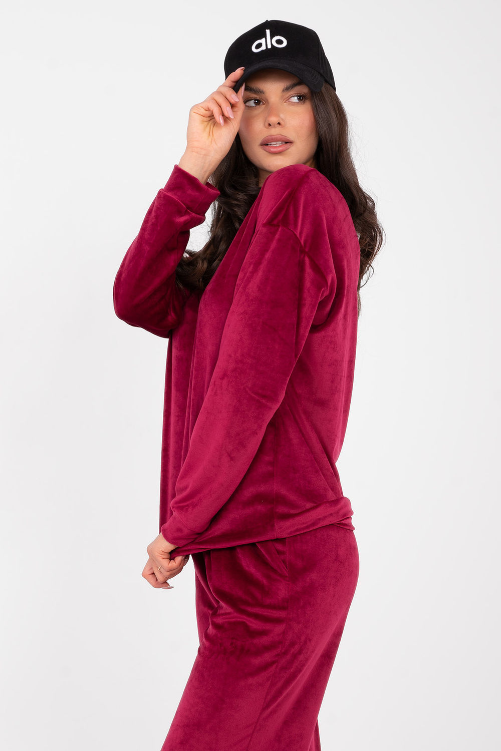 Spodnie Komplet Model LK-KMPL-509968.65 Bordo - Lakerta223585 - Czerwony