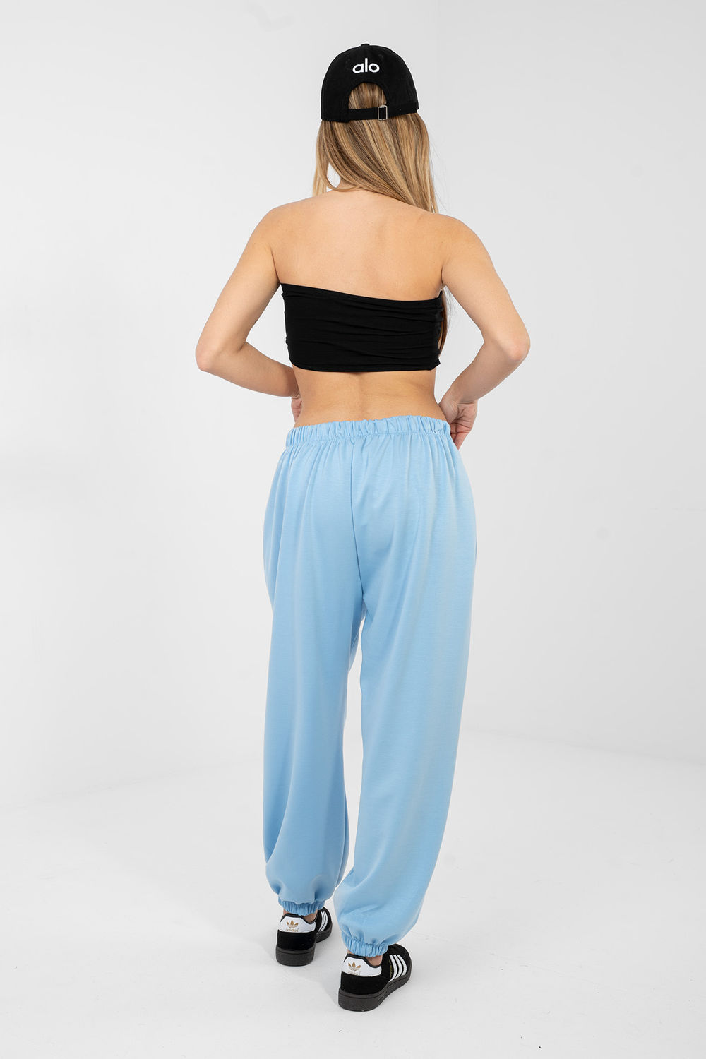 Spodnie Dresowe Model IT-SP-9995.16P Light Blue - Italy Moda223751 - Niebieski - obrazek 3