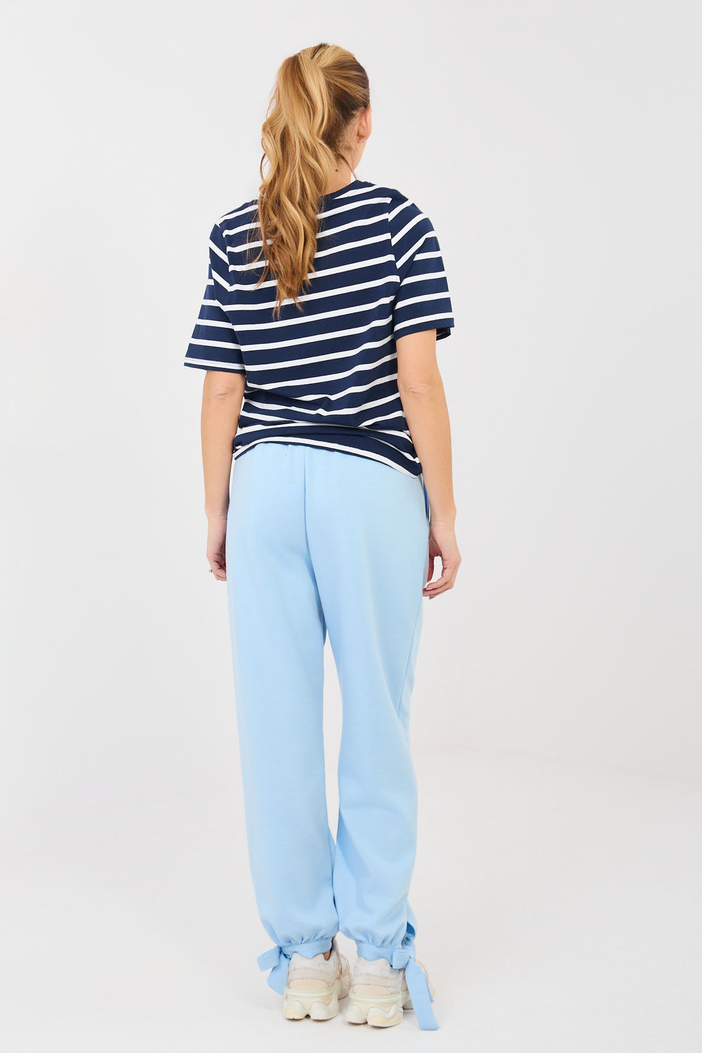 Spodnie Dresowe Model MI-SP-P6845.68 Light Blue - Italy Moda223781 - Niebieski - obrazek 3