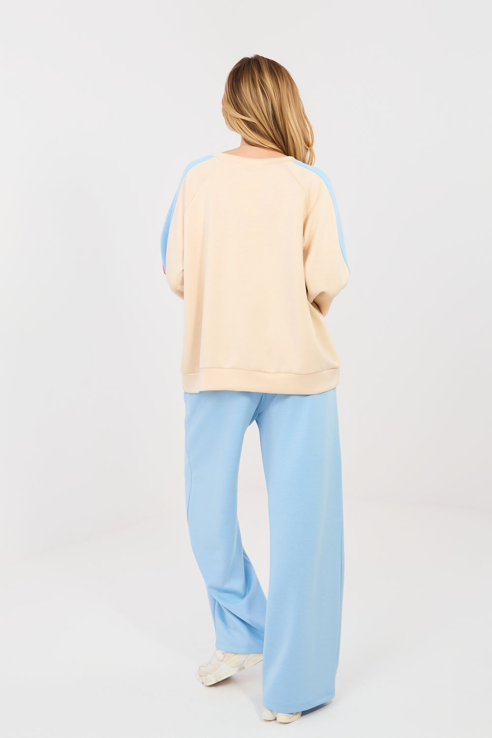 Spodnie Komplet Model MI-KMPL-82649.29 Light Blue - Italy Moda223895 - Niebieski - obrazek 3