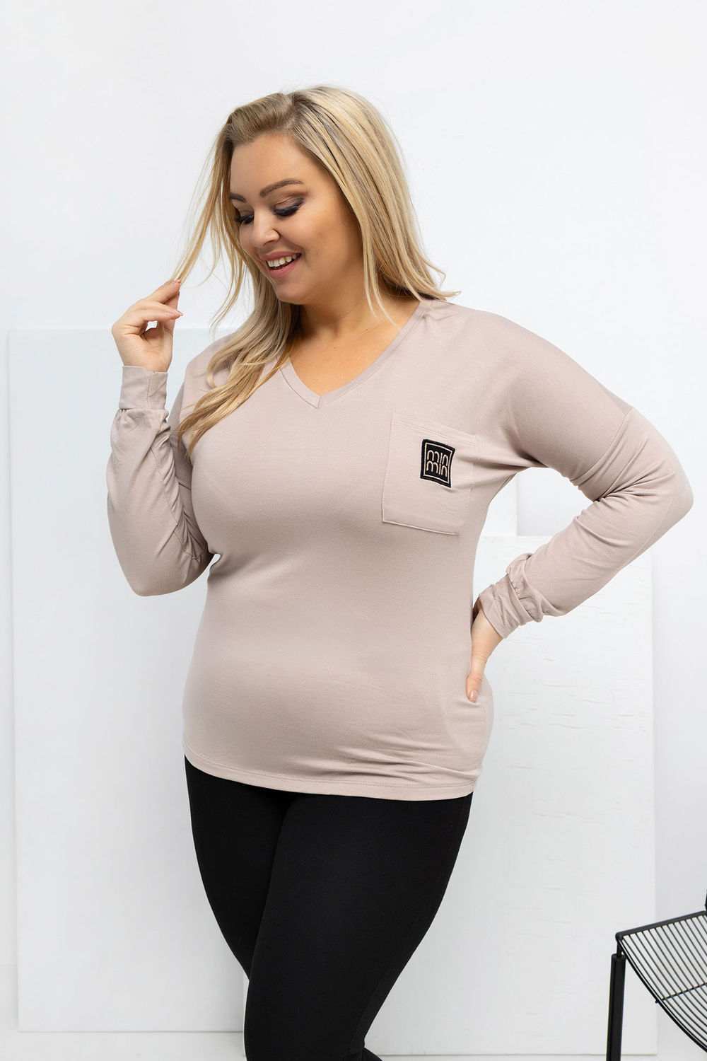 Bluzka Model RV-BZ-A-161.63 Beige - Relevance223933 - Beżowy