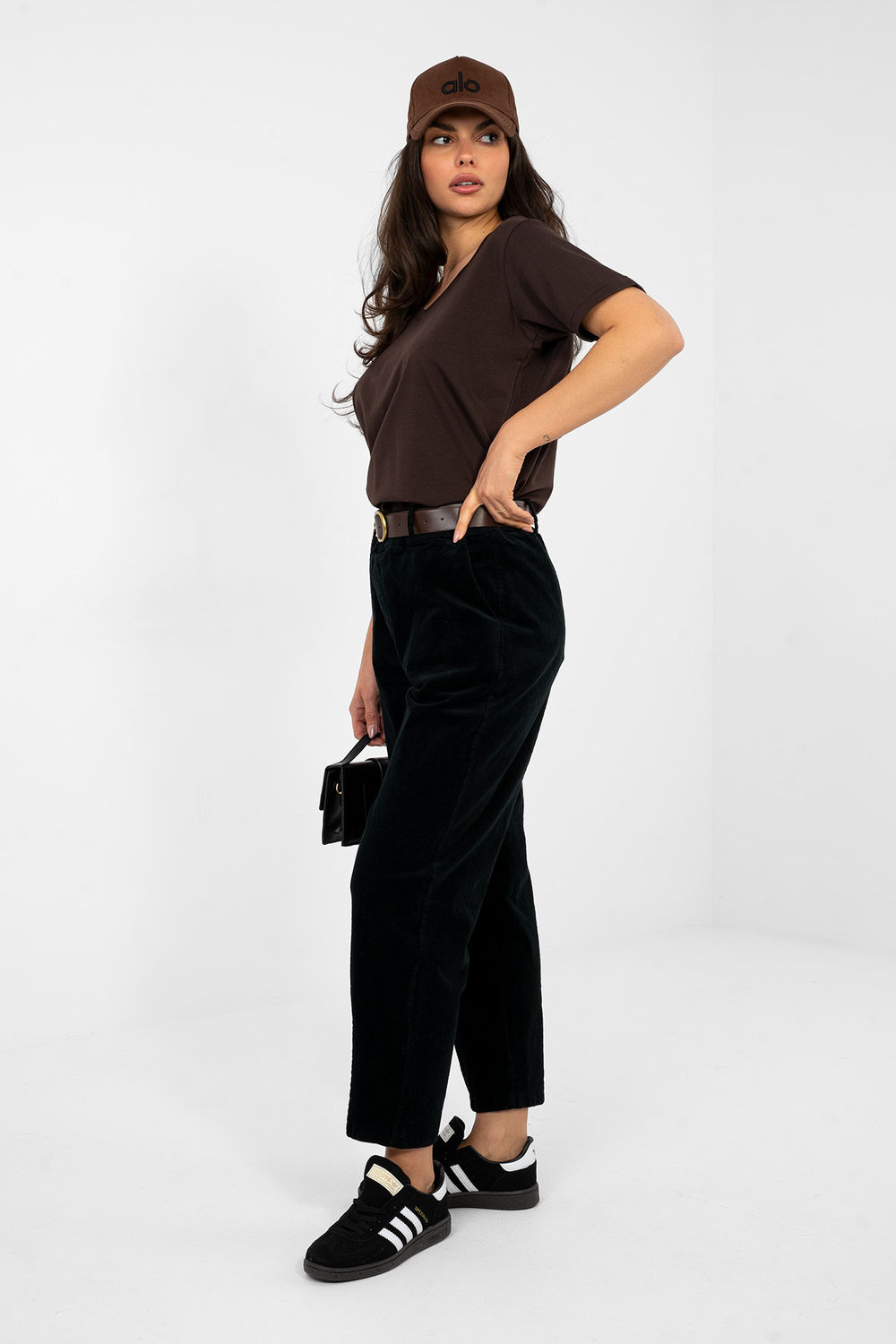 Spodnie Damskie Model IT-SP-FL9767-1.02 Black - Italy Moda224056 - Czarny - obrazek 2