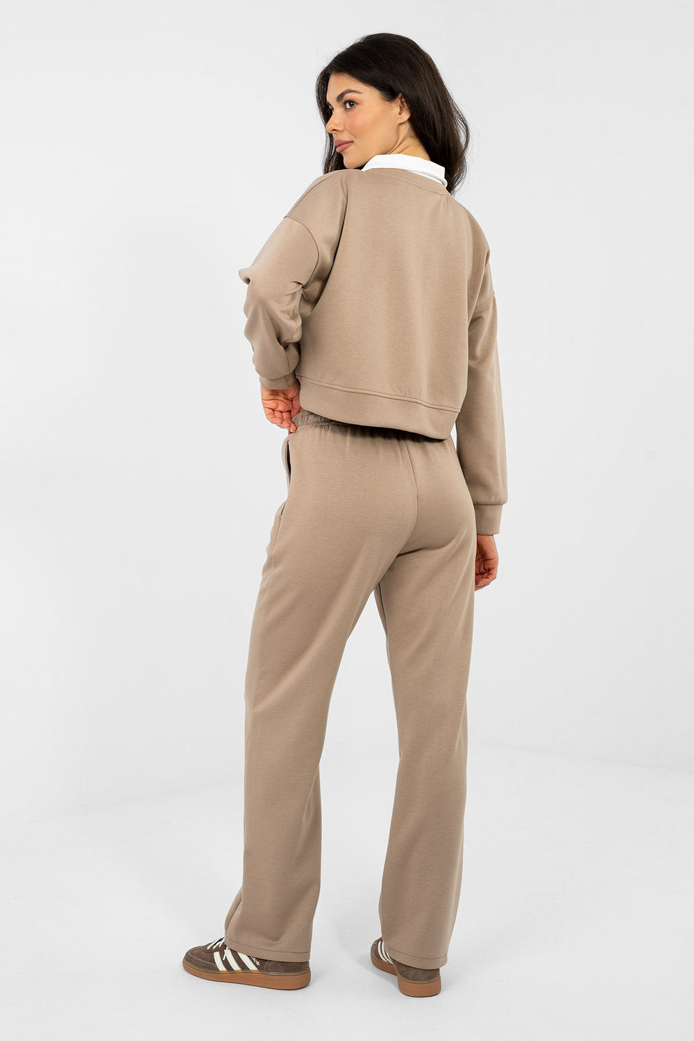 Spodnie Komplet Model IT-KMPL-22212.36 Dark Beige - Italy Moda224063 - Beżowy - obrazek 3