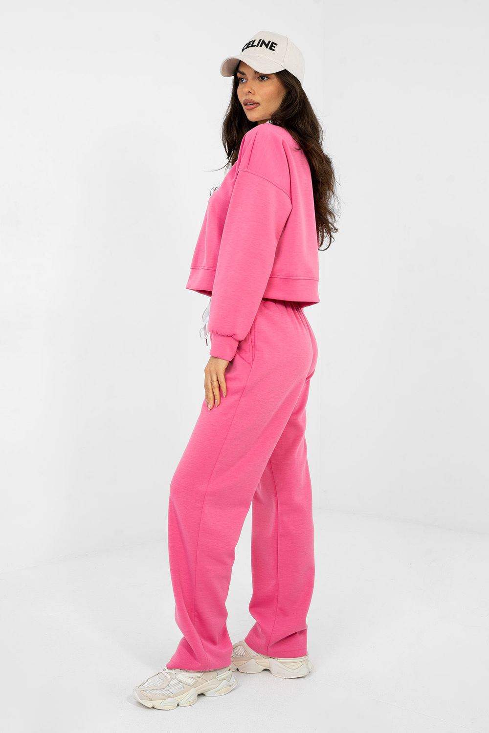 Spodnie Komplet Model IT-KMPL-22212.85 Dark Pink - Italy Moda224064 - Różowy - obrazek 2