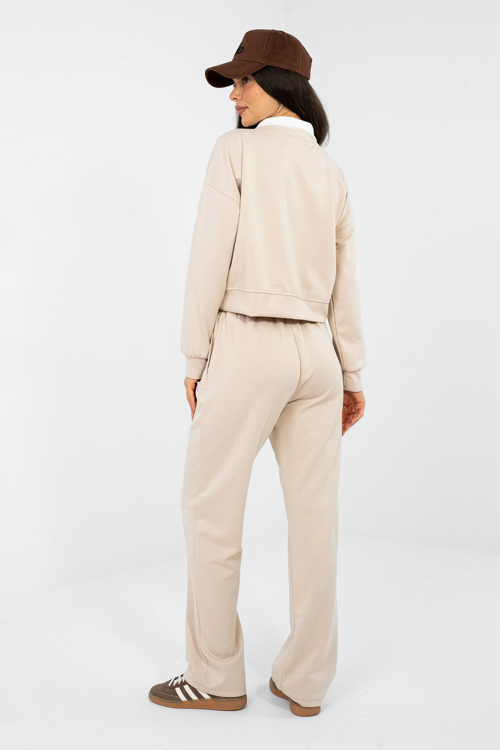 Spodnie Komplet Model IT-KMPL-22212.85 Light Beige - Italy Moda224066 - Beżowy - obrazek 3