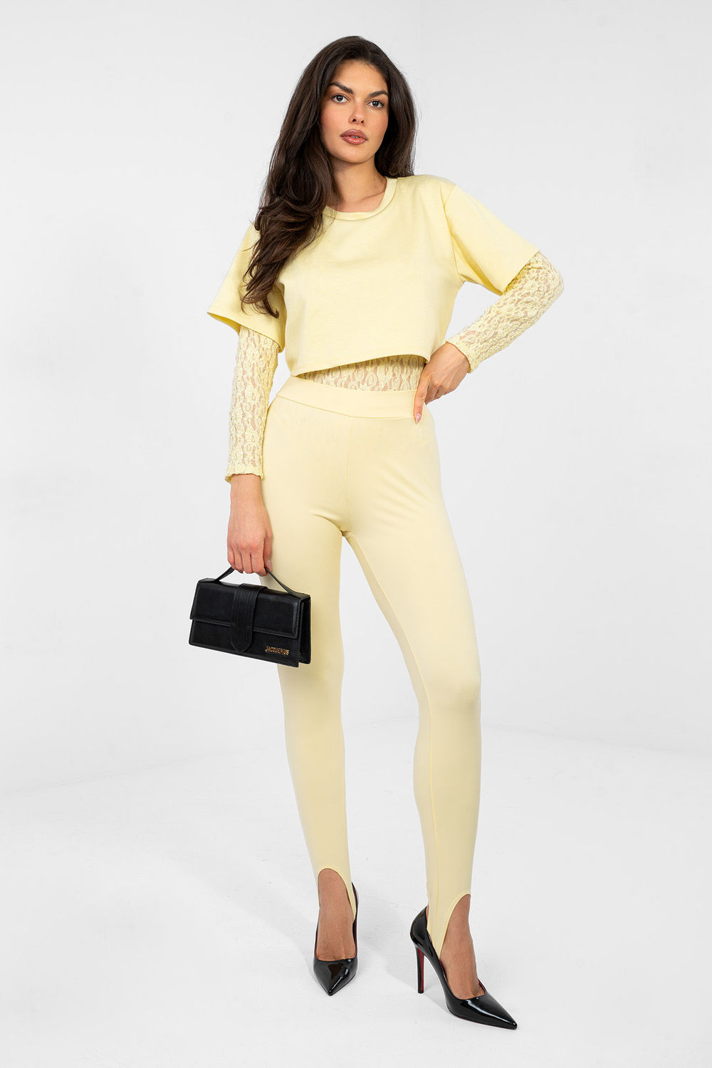 Body Model IT-BO-22159.82 Light Yellow - Italy Moda224072 - Żółty - obrazek 2