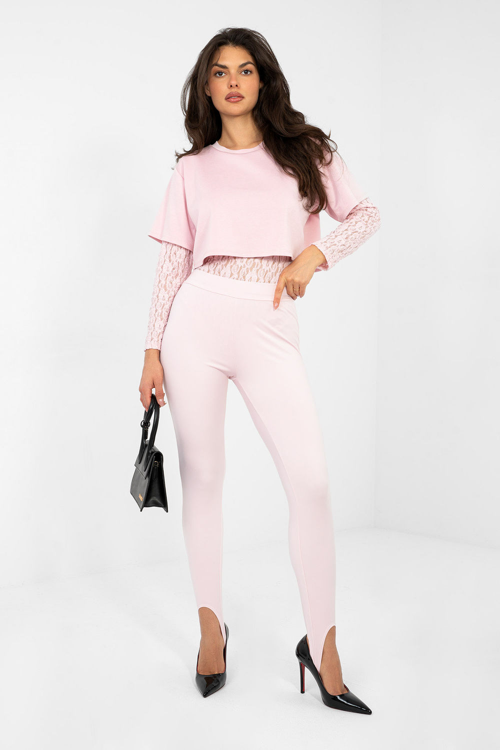 Body Model IT-BO-22159.82 Light Pink - Italy Moda224074 - Różowy - obrazek 2