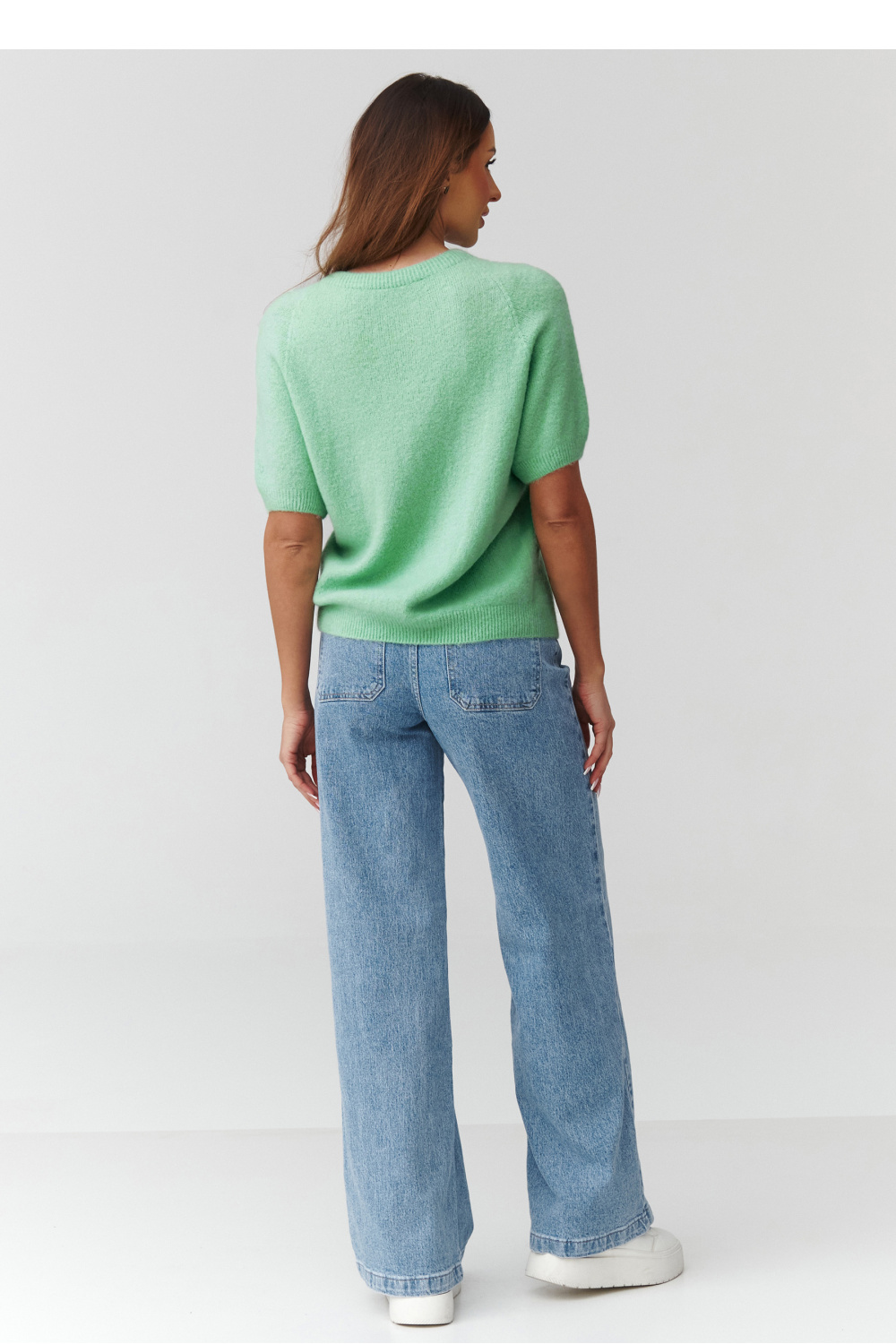 Sweter Damski Model C45 Green - Makadamia224078 - Zielony - obrazek 3