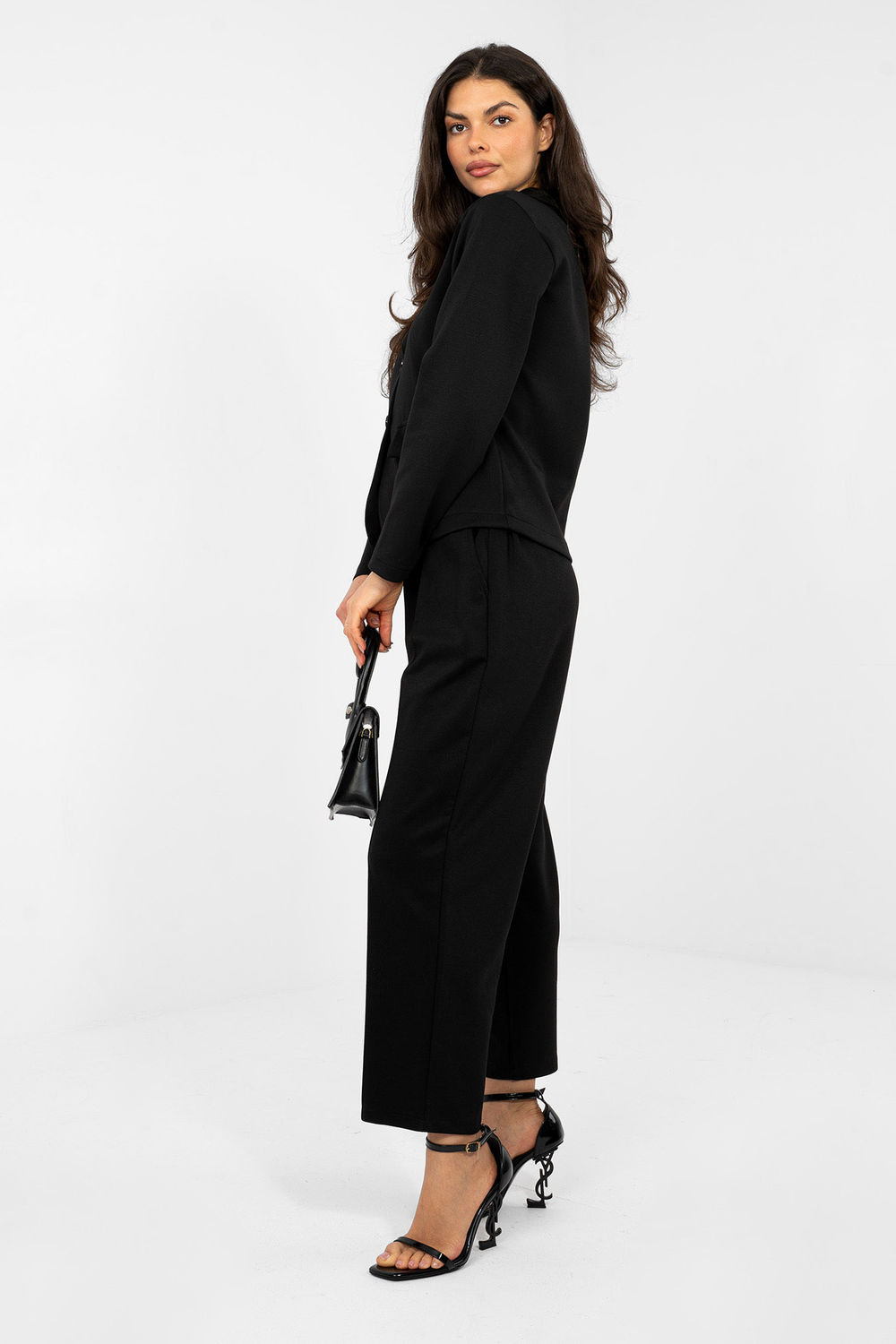 Spodnie Dresowe Model IT-SP-10006.76 Black - Italy Moda224217 - Czarny - obrazek 2