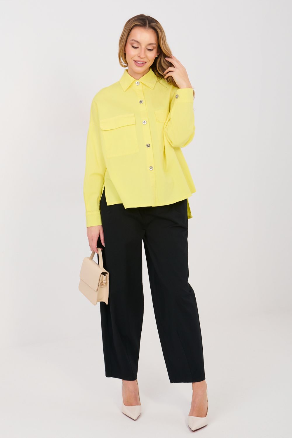 Spodnie Damskie Model IT-SP-FL10125.80 Black - Italy Moda224177 - Czarny - obrazek 4