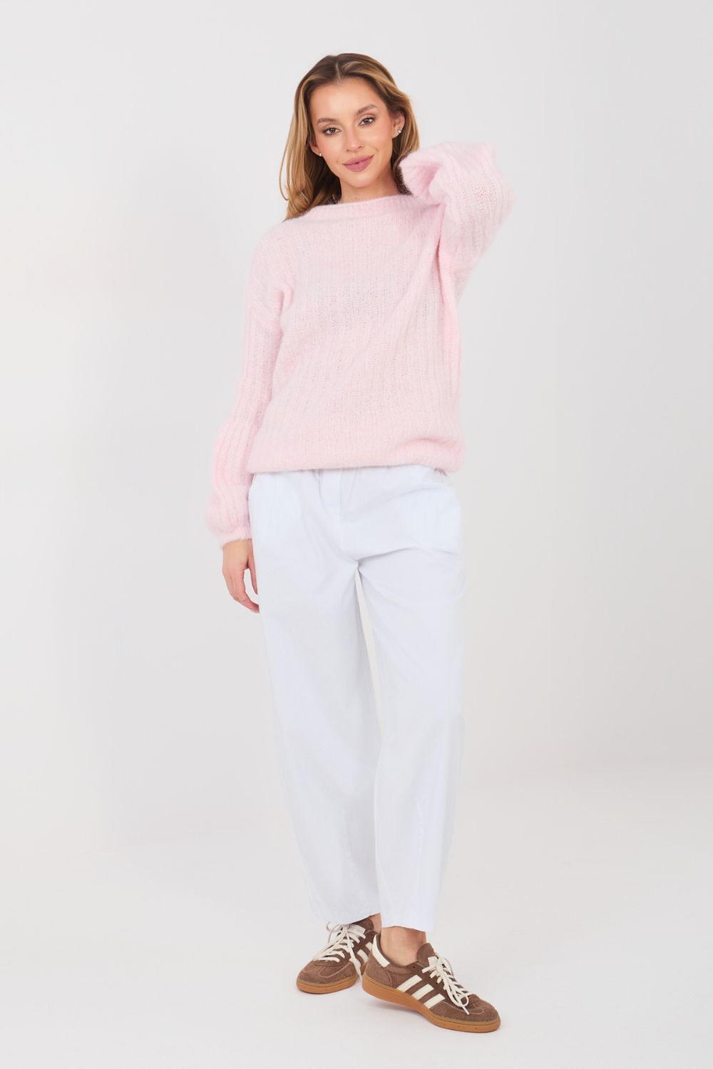Spodnie Damskie Model IT-SP-FL10125.80 White - Italy Moda224178 - Biały - obrazek 5