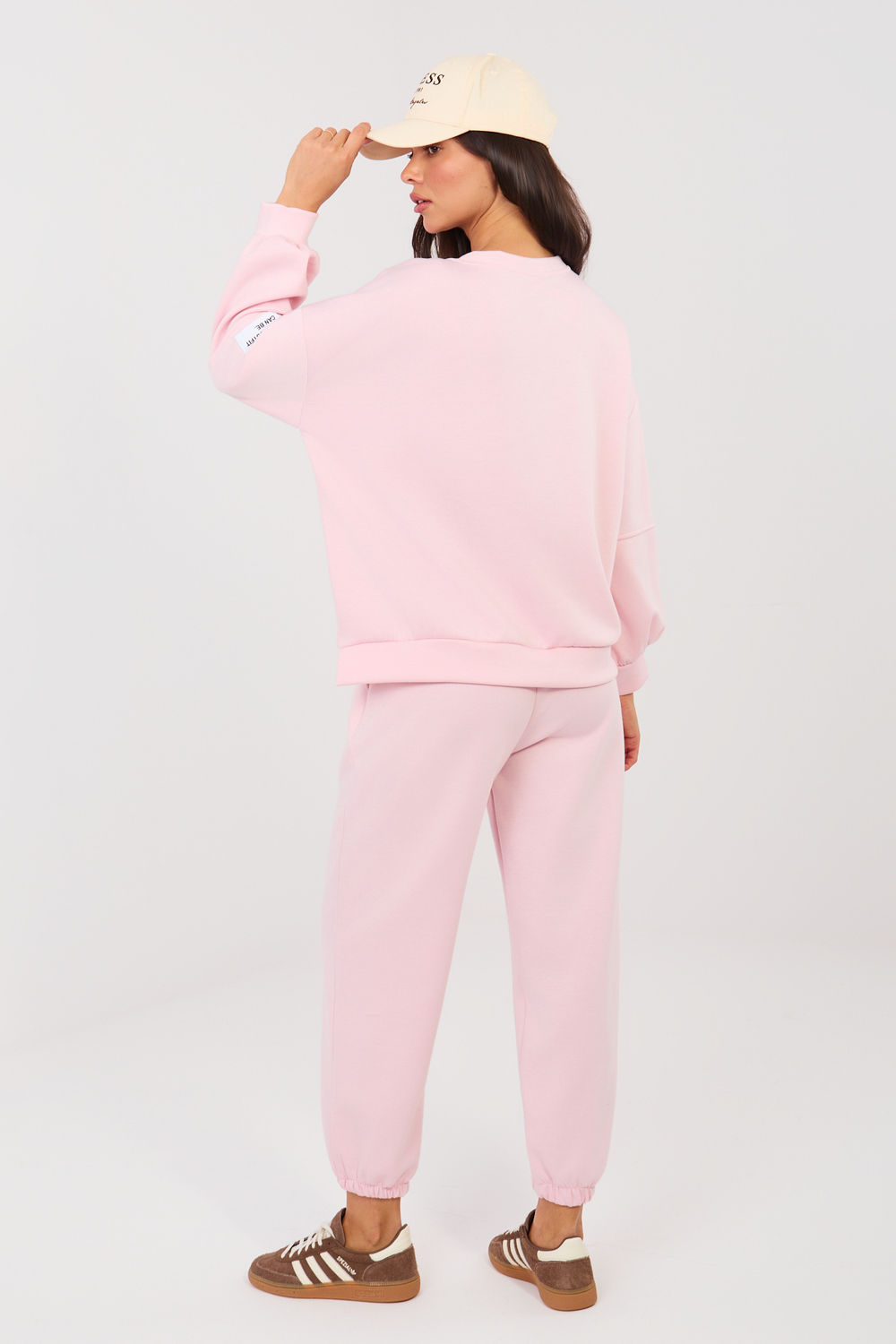 Spodnie Komplet Model IT-KMPL-9781.15 Light Pink - Italy Moda224375 - Różowy - obrazek 3