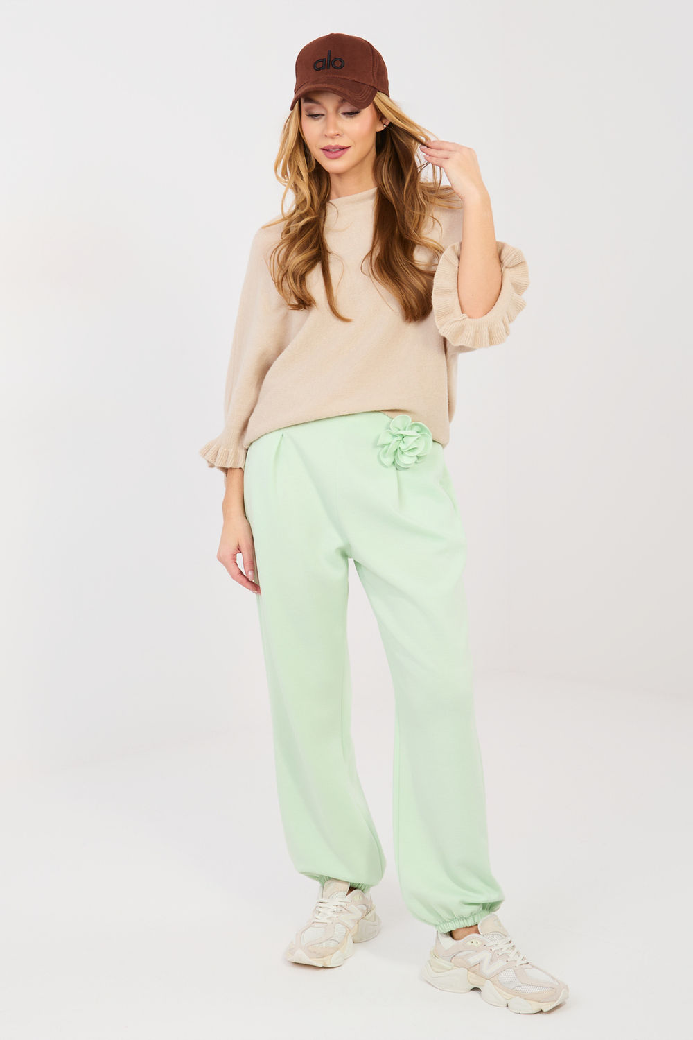Spodnie Dresowe Model IT-SP-22197.64 Light Green - Italy Moda224394 - Zielony