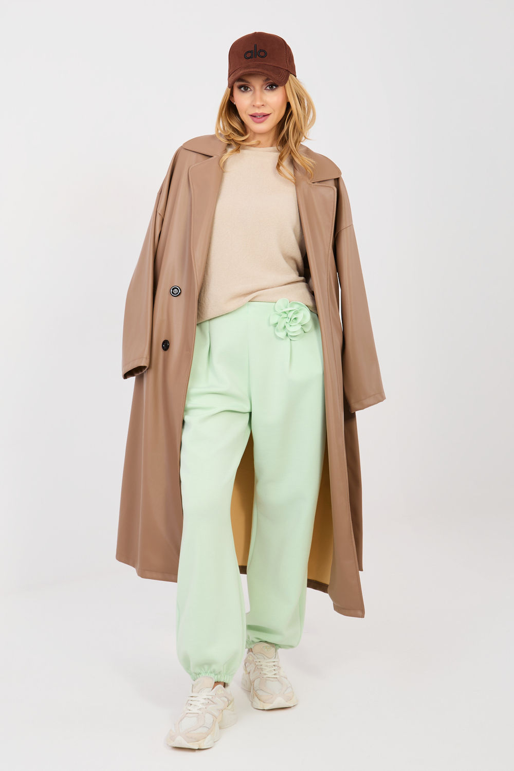 Spodnie Dresowe Model IT-SP-22197.64 Light Green - Italy Moda224394 - Zielony - obrazek 2