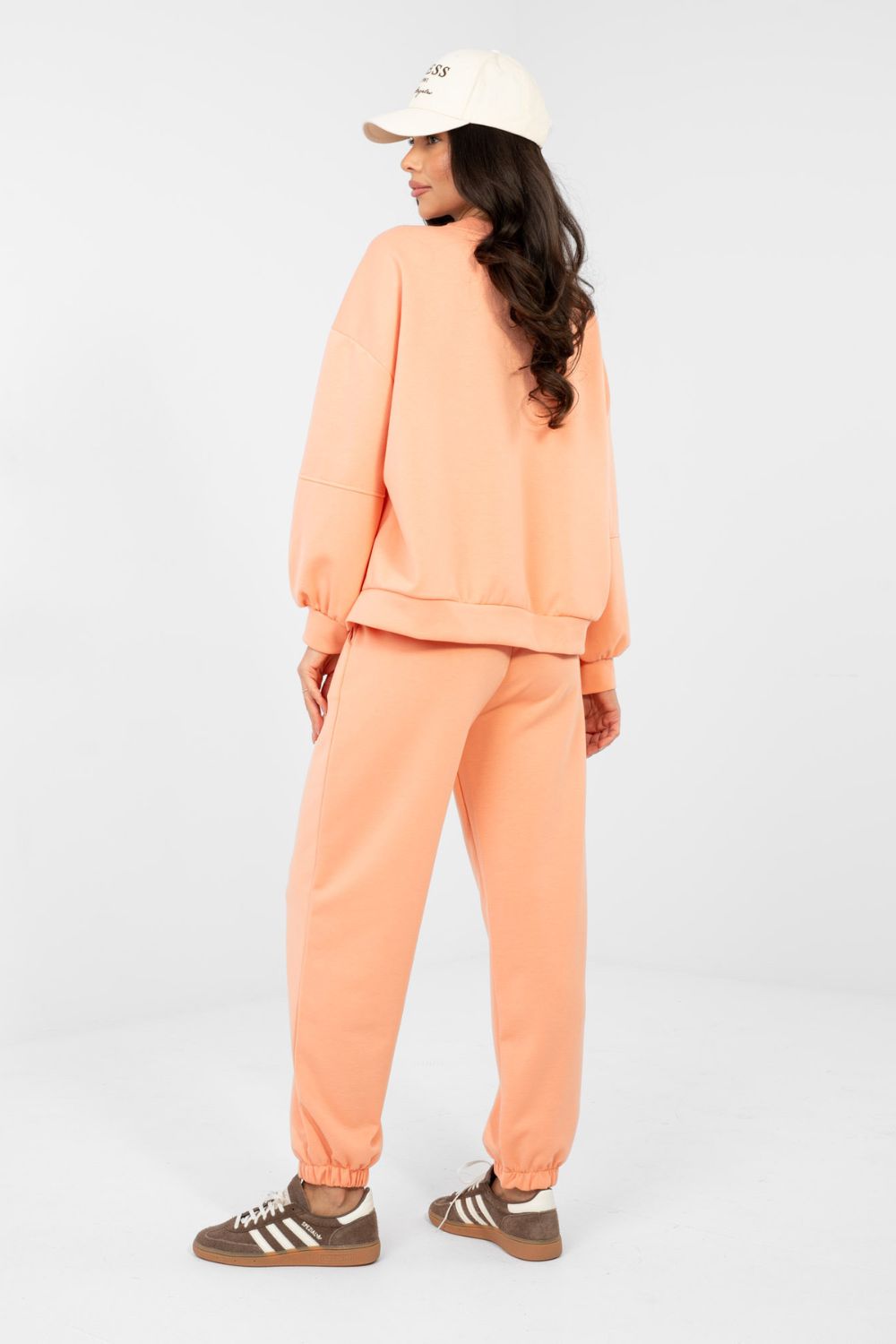 Spodnie Komplet Model IT-KMPL-9781.15 Light Orange - Italy Moda224373 - Pomarańczowy - obrazek 4