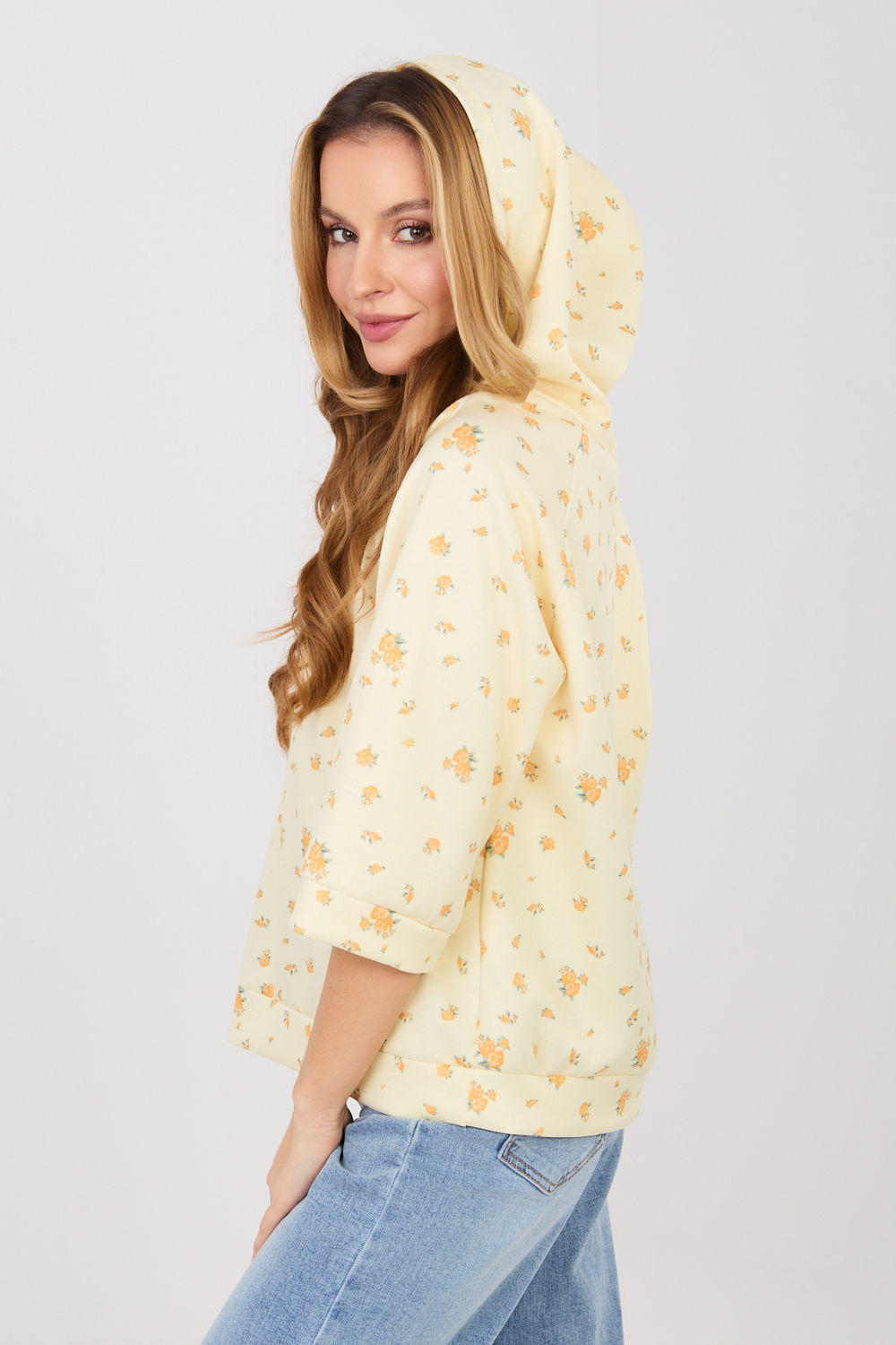 Bluza Damska Model IT-BZ-22278.74 Light Yellow - Italy Moda224827 - Żółty - obrazek 2