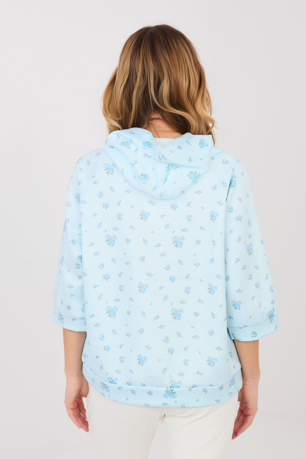 Bluza Damska Model IT-BZ-22278.74 Light Blue - Italy Moda224828 - Niebieski - obrazek 3