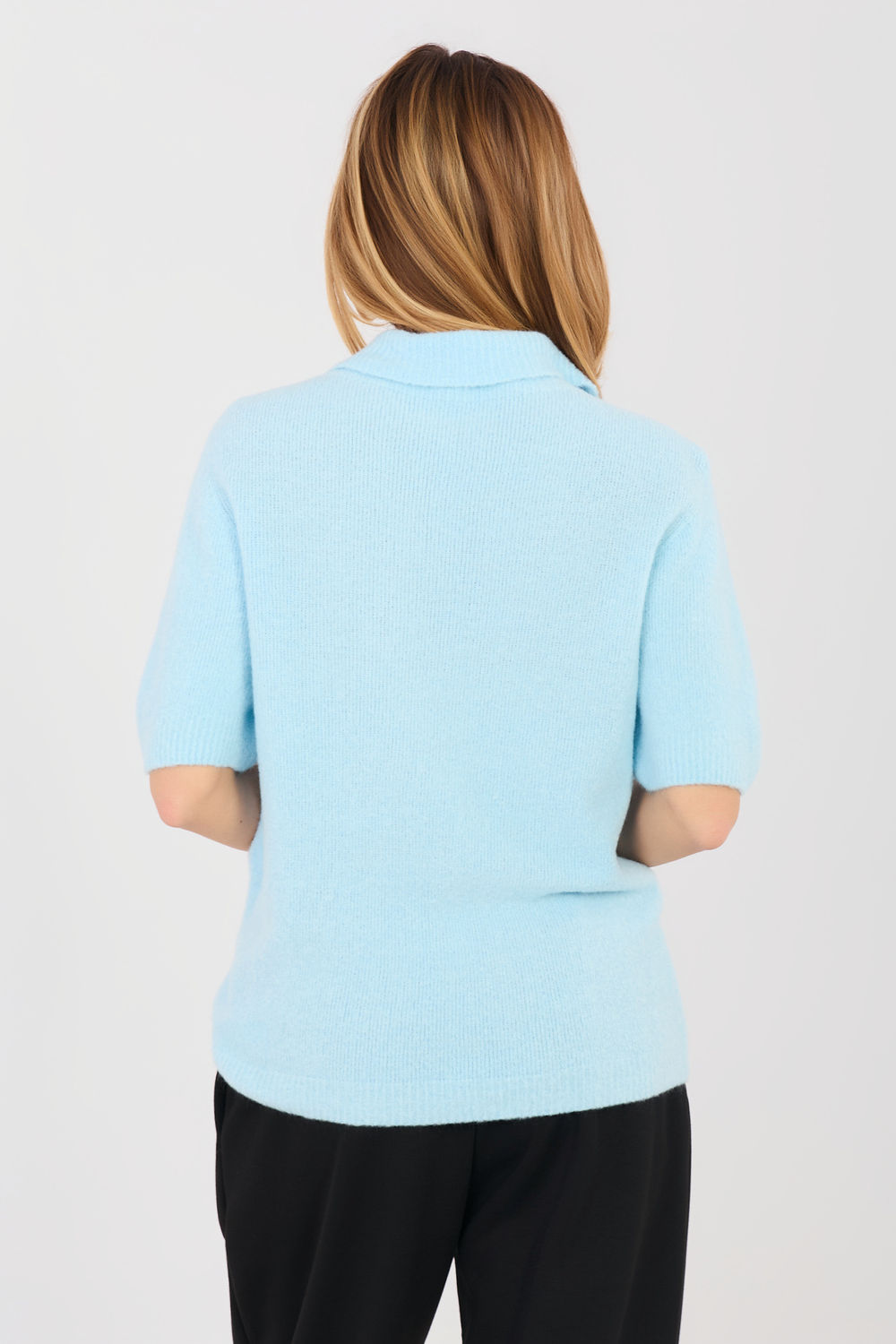 Sweter Damski Model MI-SW-0120.16 Light Blue - Italy Moda224865 - Niebieski - obrazek 3
