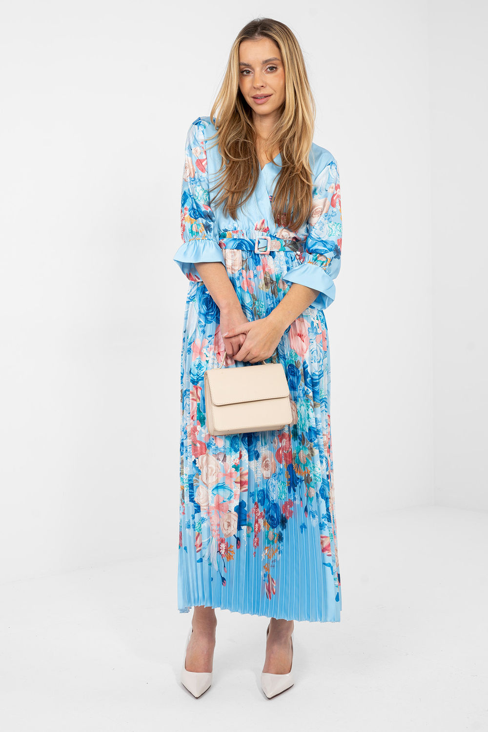 Sukienka Model IT-SK-18828.92 Light Blue - Italy Moda224870 - Niebieski