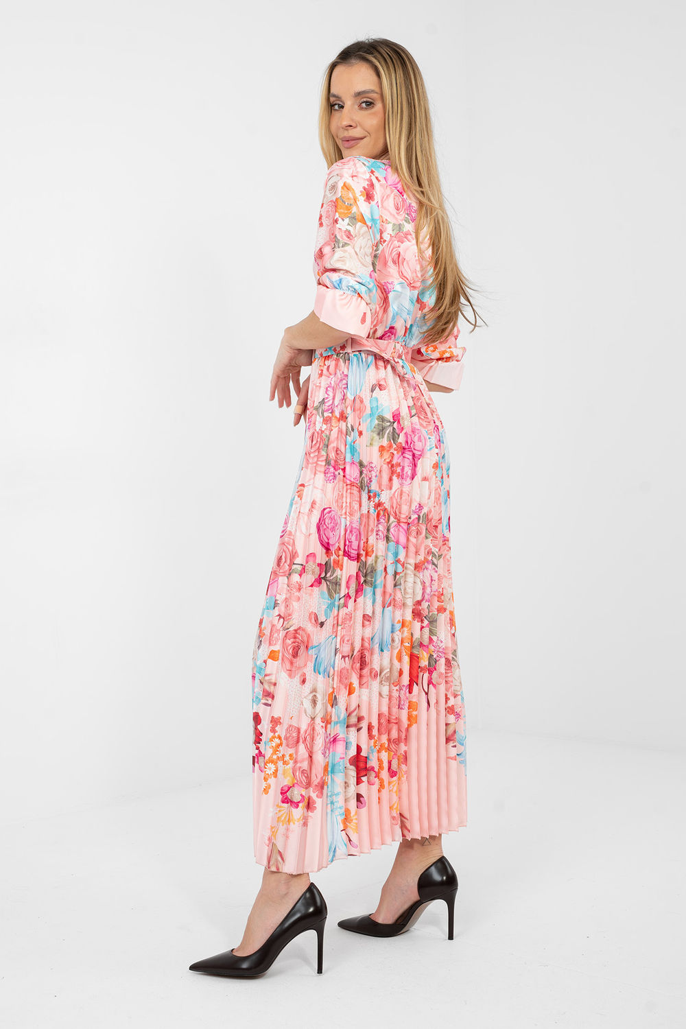 Sukienka Model IT-SK-18828.92 Light Pink - Italy Moda224871 - Różowy - obrazek 2