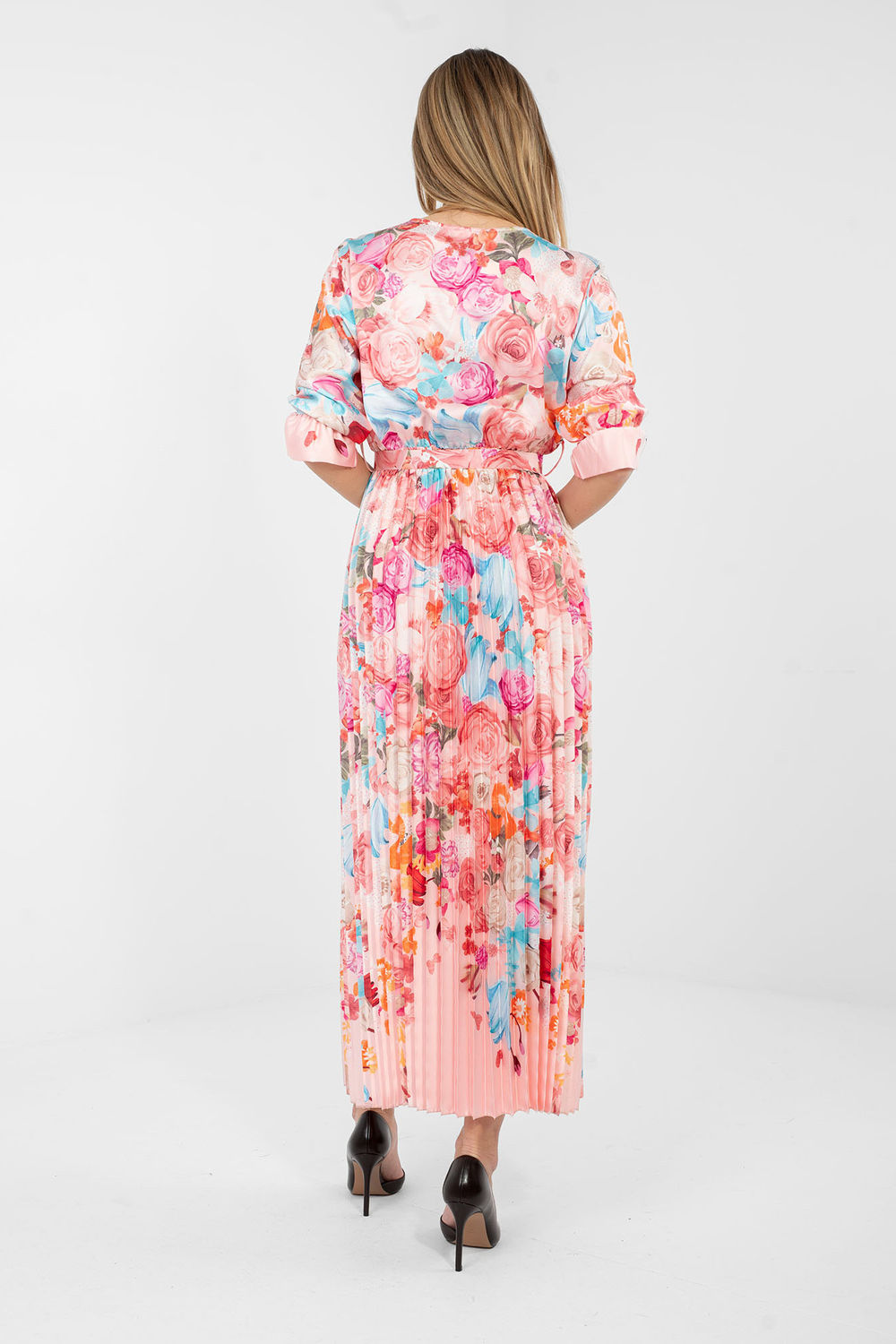 Sukienka Model IT-SK-18828.92 Light Pink - Italy Moda224871 - Różowy - obrazek 3