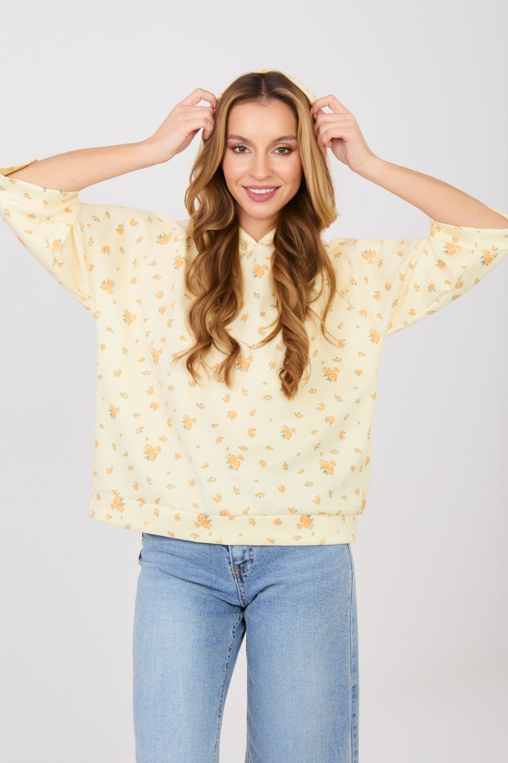 Bluza Damska Model IT-BZ-22278.74 Light Yellow - Italy Moda224827 - Żółty - obrazek 4