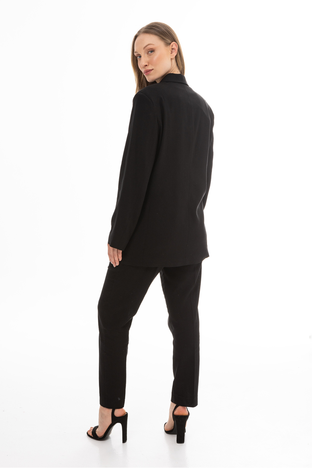 Marynarka Model A776 Black - awama225288 - Czarny - obrazek 3