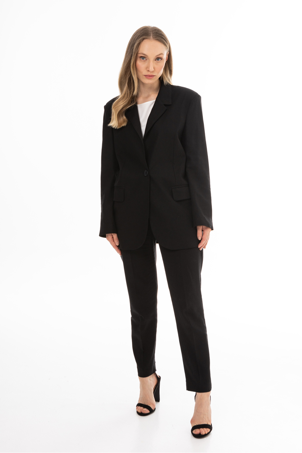 Marynarka Model A776 Black - awama225288 - Czarny - obrazek 4