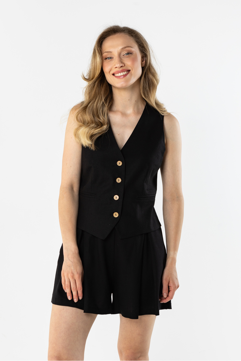 Kamizelka Model A775 Black - awama225291 - Czarny