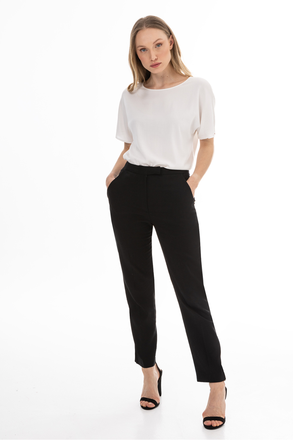 Spodnie Damskie Model A773 Black - awama225297 - Czarny