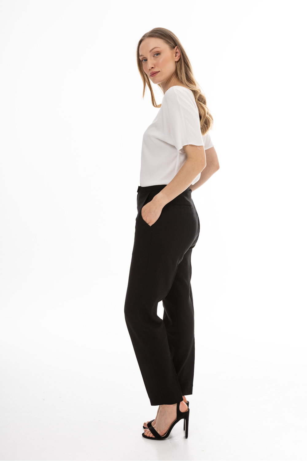 Spodnie Damskie Model A773 Black - awama225297 - Czarny - obrazek 2