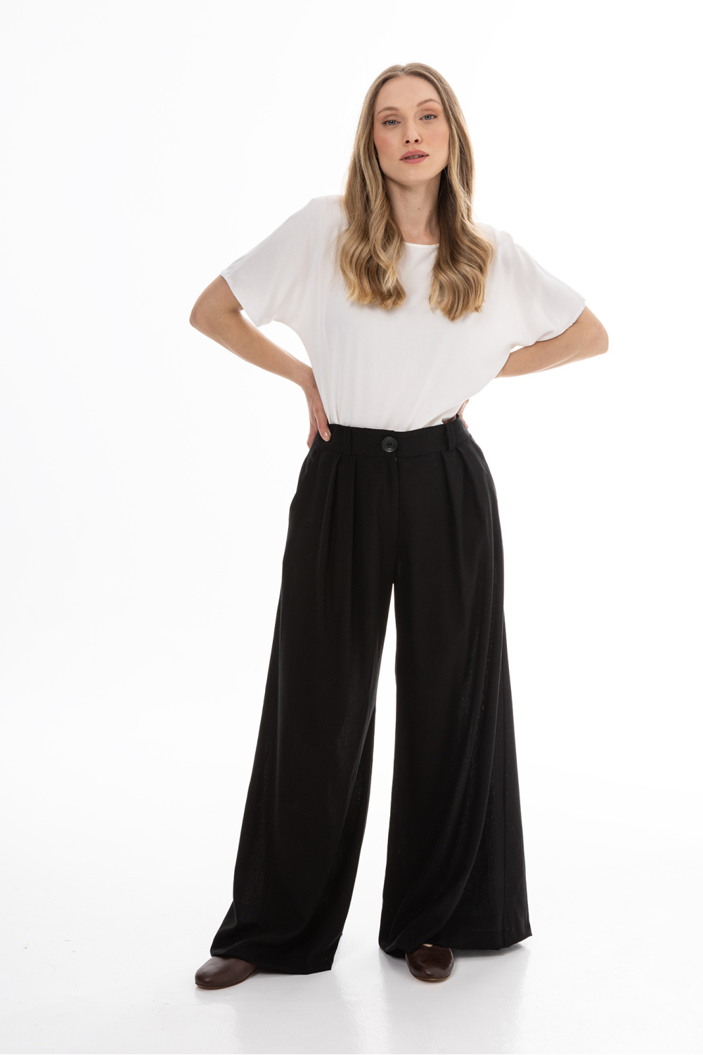 Spodnie Damskie Model A772 Black - awama225300 - Czarny - obrazek 4