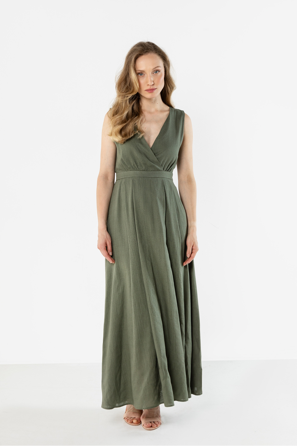 Sukienka Model A771 Khaki - awama225302 - Zielony