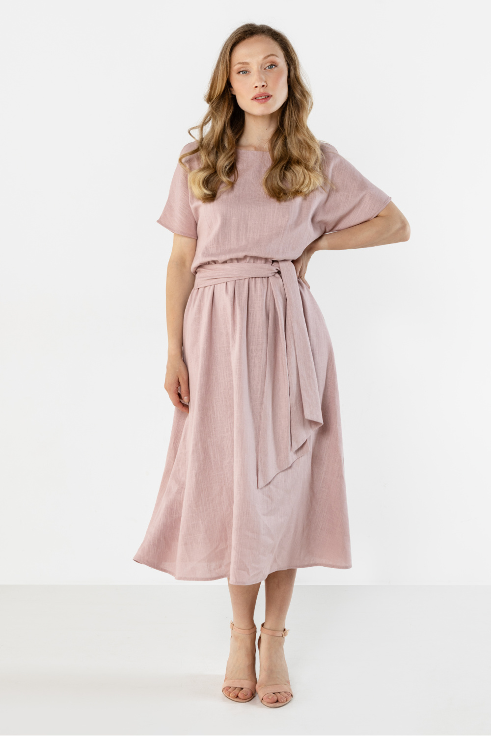 Sukienka Model A770 Dirty Pink - awama225307 - Różowy