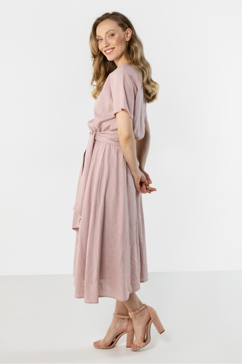 Sukienka Model A770 Dirty Pink - awama225307 - Różowy - obrazek 2