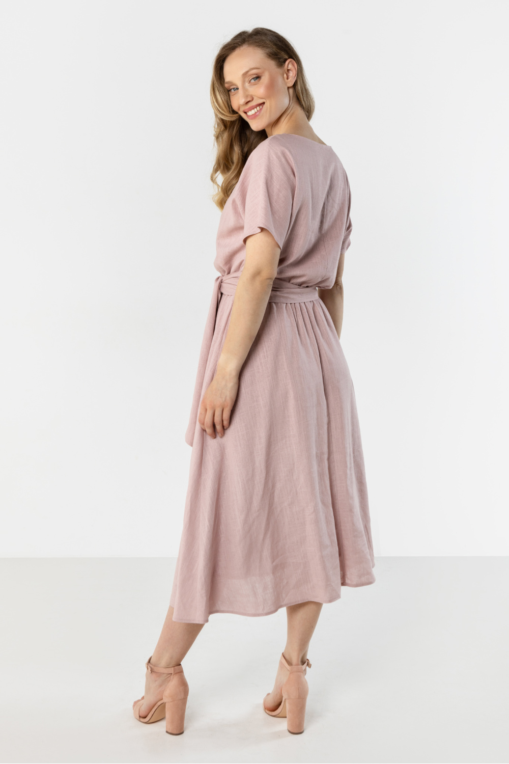 Sukienka Model A770 Dirty Pink - awama225307 - Różowy - obrazek 3
