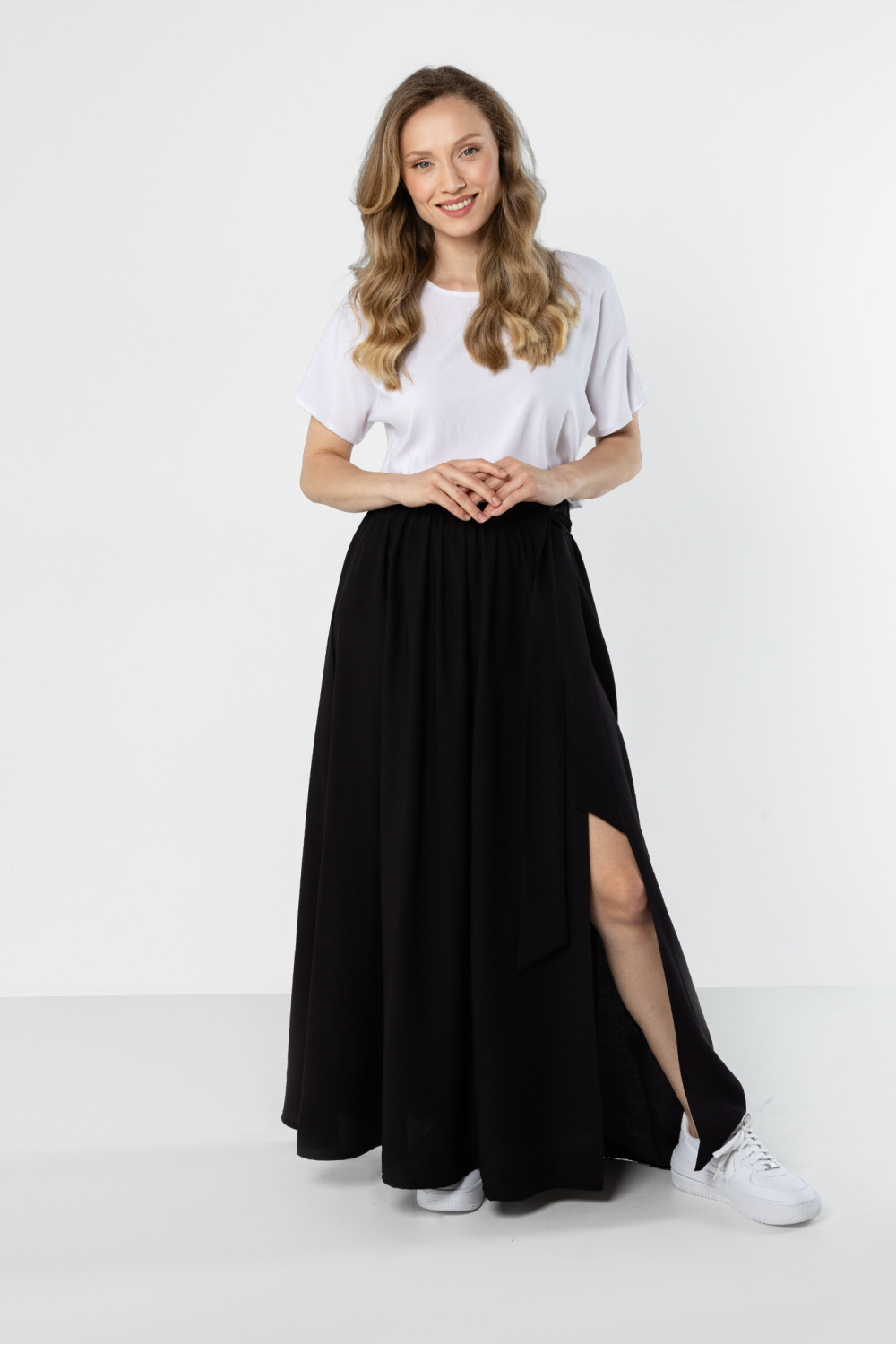 Spódnica Model A763 Black - awama225334 - Czarny