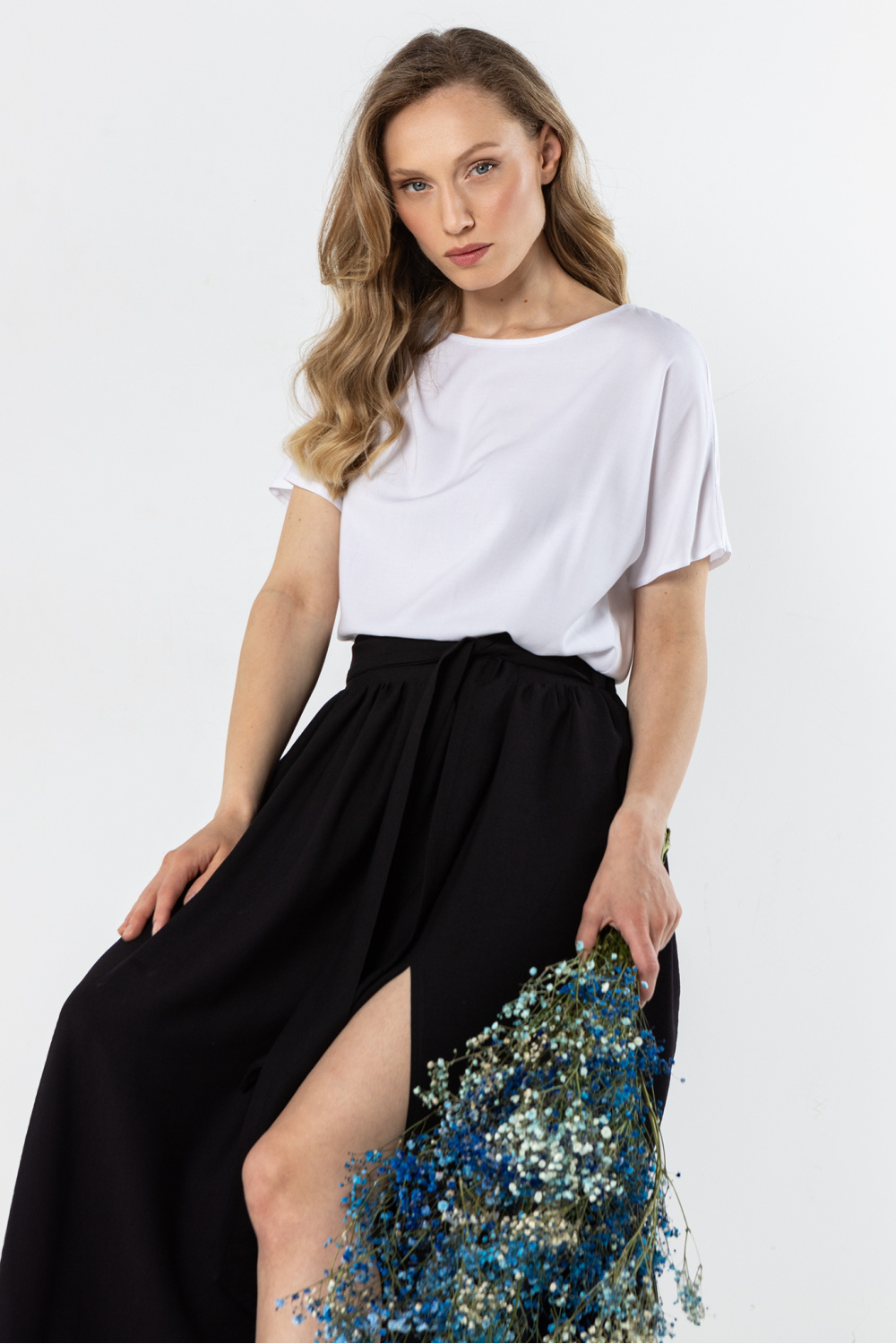 Spódnica Model A763 Black - awama225334 - Czarny - obrazek 2