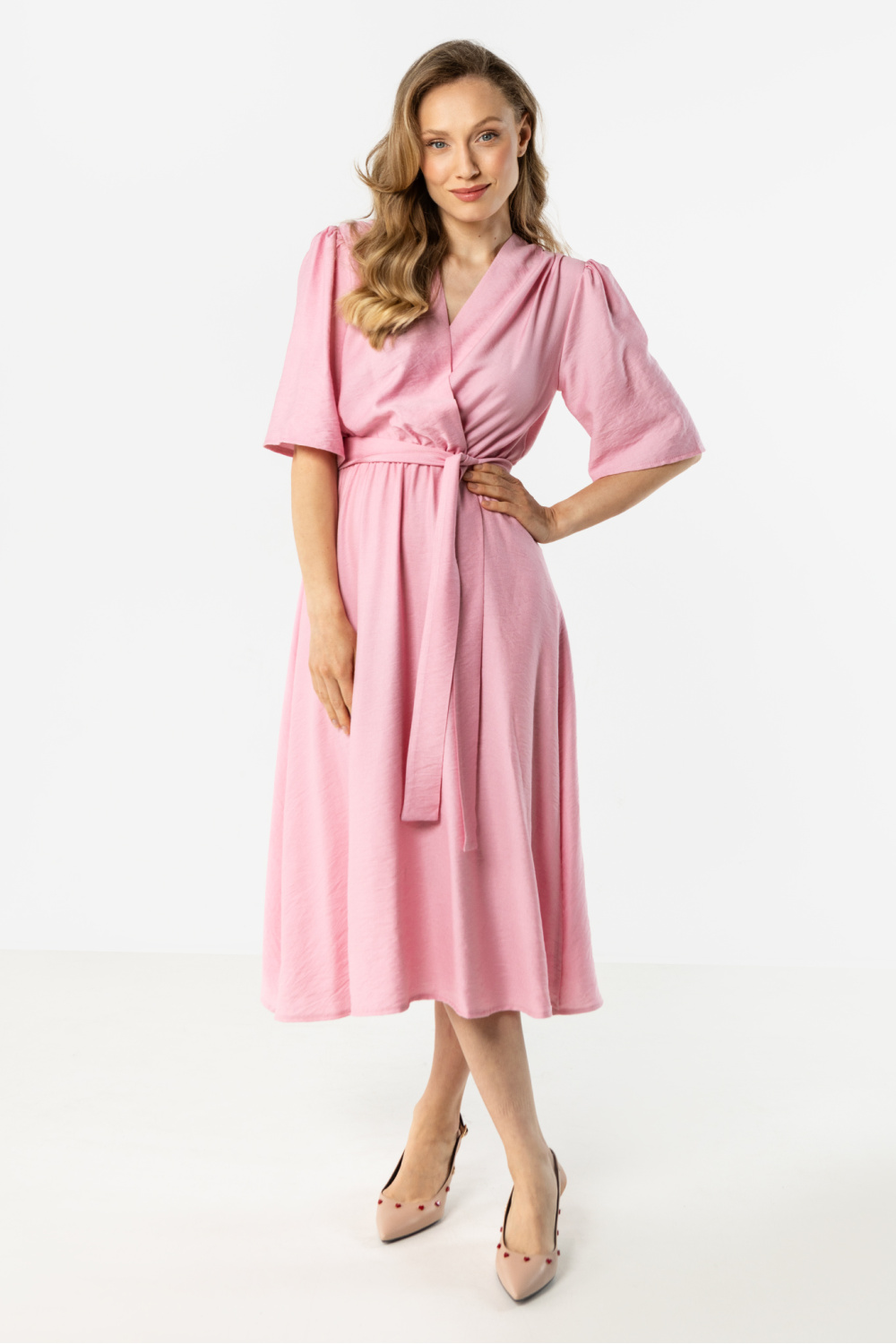 Sukienka Model A761 Pink - awama225340 - Różowy