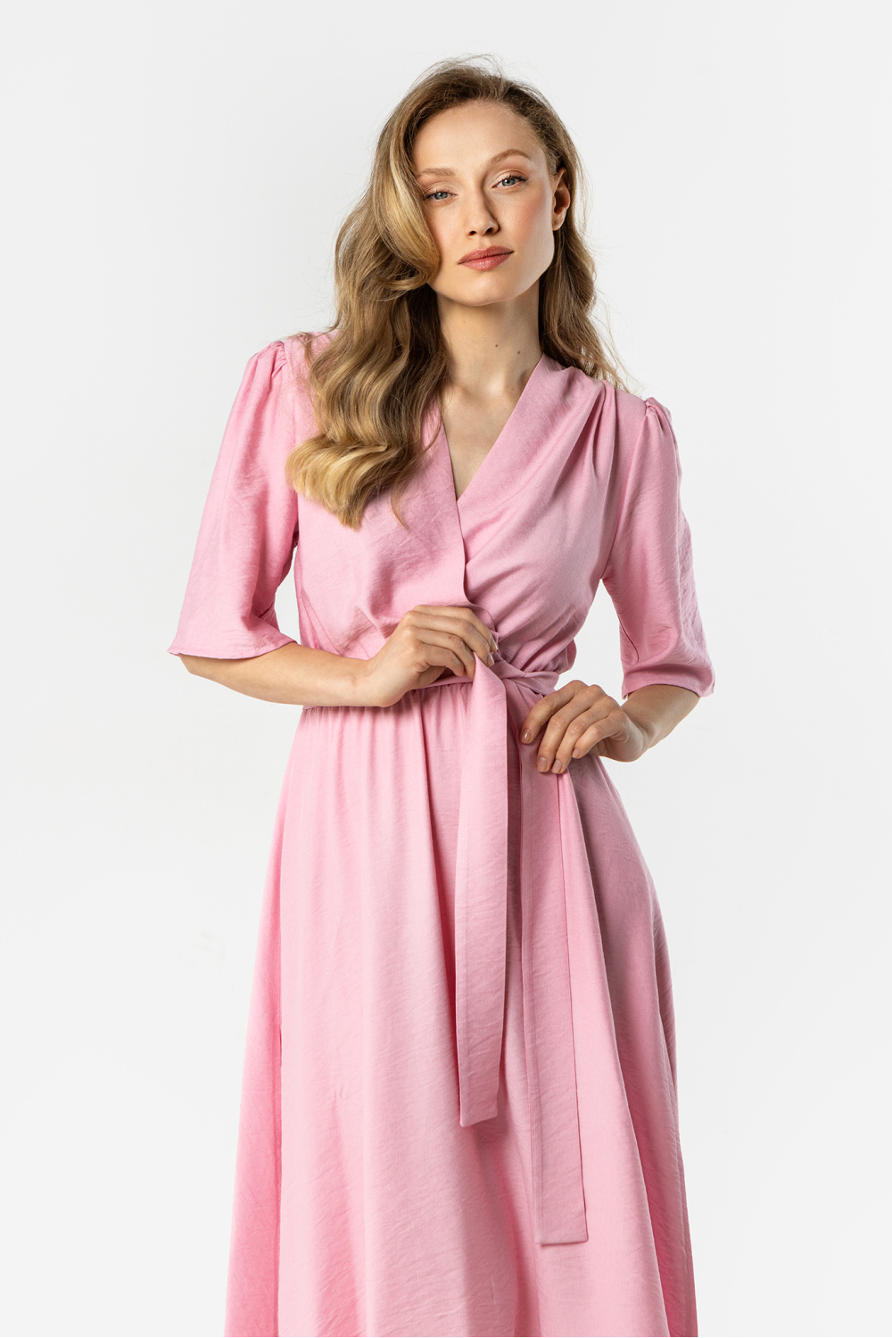 Sukienka Model A761 Pink - awama225340 - Różowy - obrazek 2