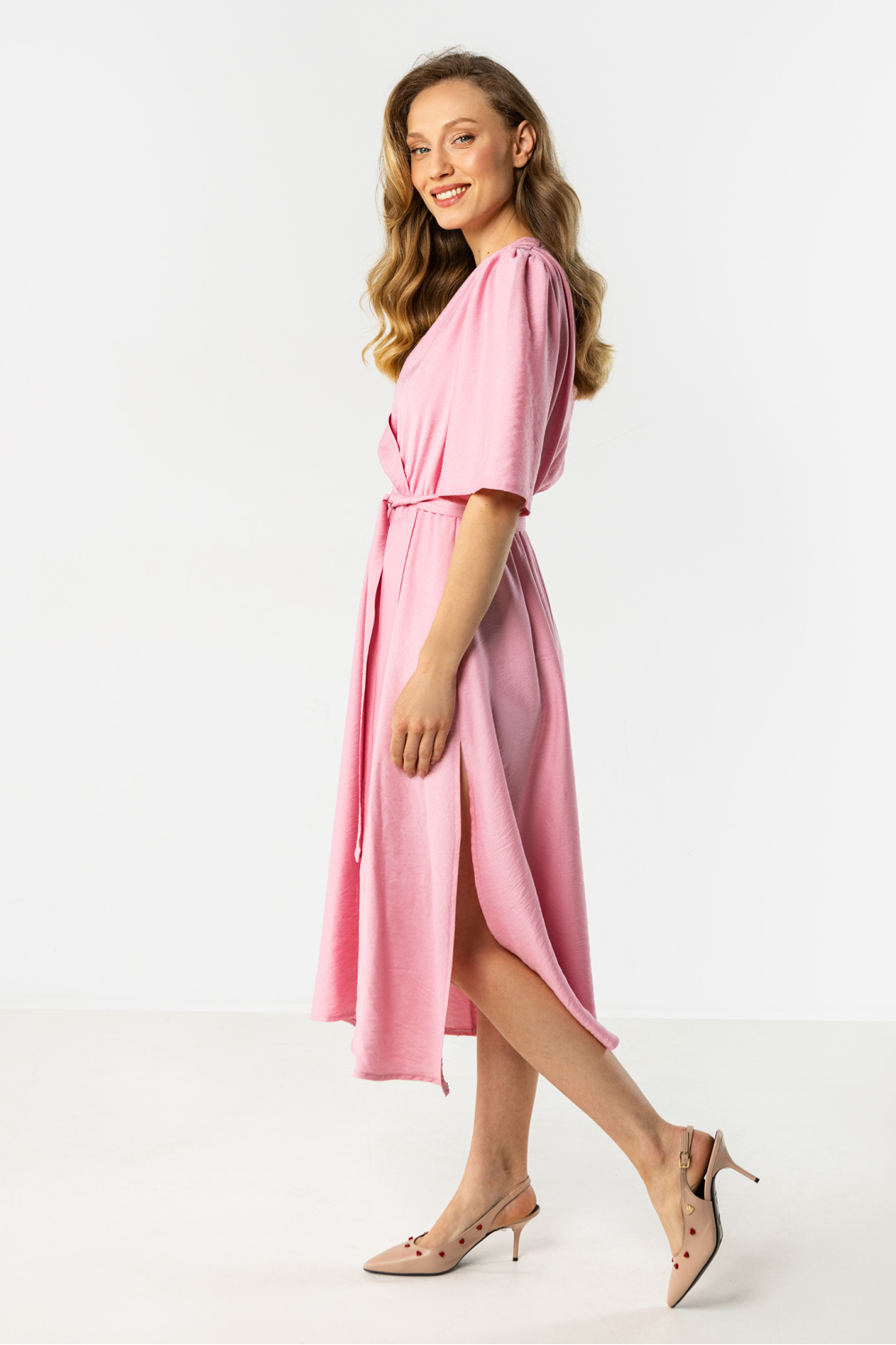 Sukienka Model A761 Pink - awama225340 - Różowy - obrazek 3