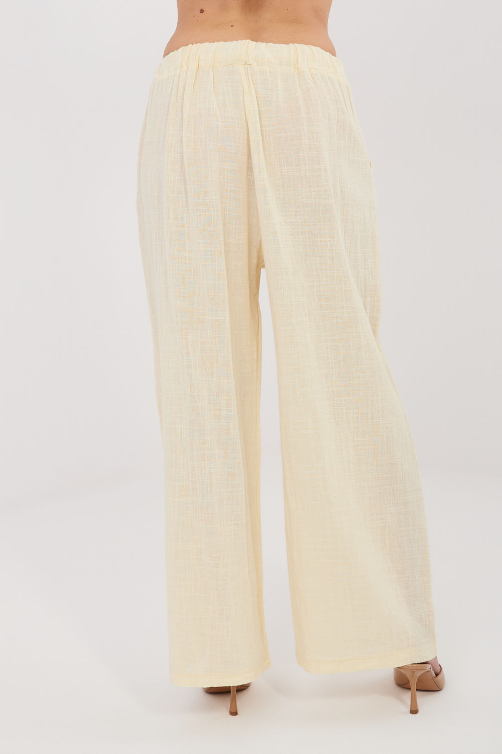 Spodnie Damskie Model IT-SP-2873.02 Light Yellow - Italy Moda225496 - Żółty - obrazek 3